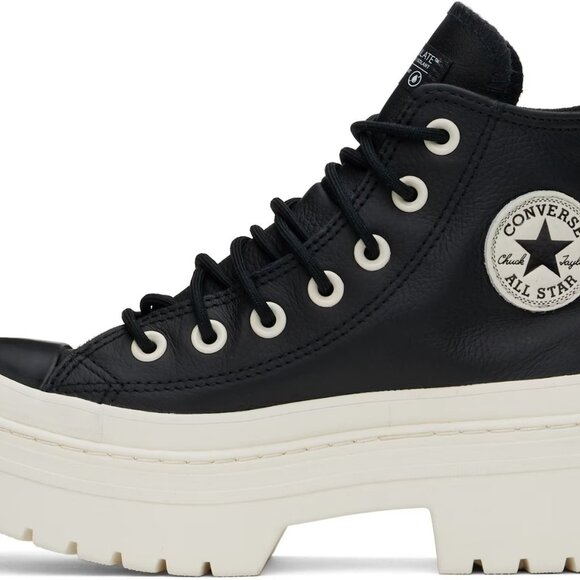 Converse Women’s CTAS Lugged Heel Waterproof Platform Shoes A12328C Black Size 7 - Picture 13 of 15